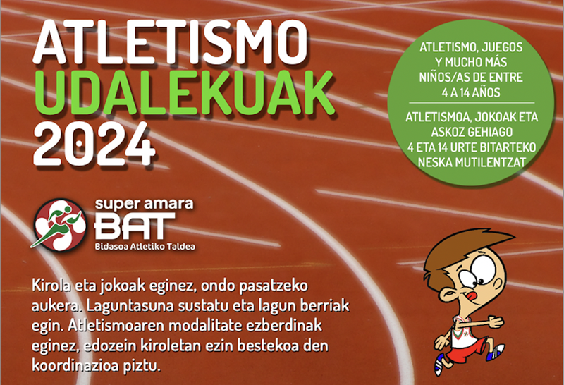 ATLETISMO UDALEKUAK IZANEN DIRA BI HILABETEZ PLAIAUNDIN