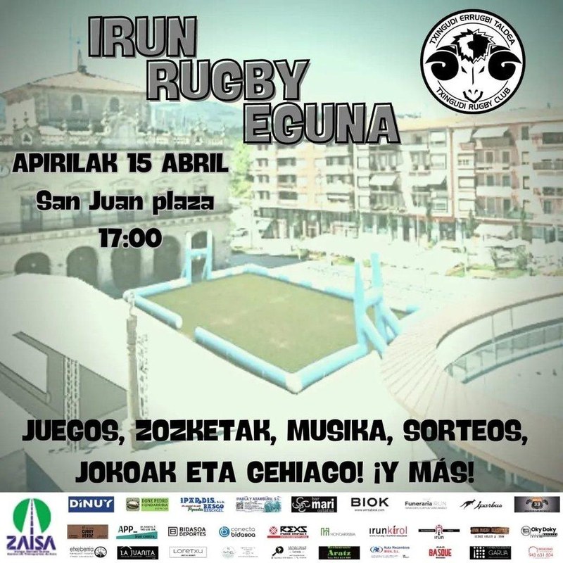 IRUN RUGBY EGUNA OSPATUKO DUTE APIRILAREN 15EAN