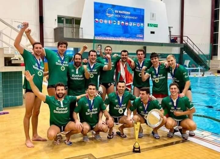 WATERPOLOKO EUSKAL SELEKZIOAK EU NATION 2023 TXAPELKETA IRABAZI DU